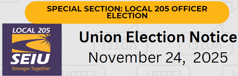 SEIU Local 205 Election Notice