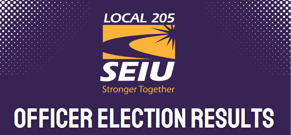 SEIU Local 205 Officer Election Results